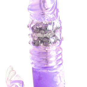 Baile Vibrador De Empuje Conejito 18,5 Cm