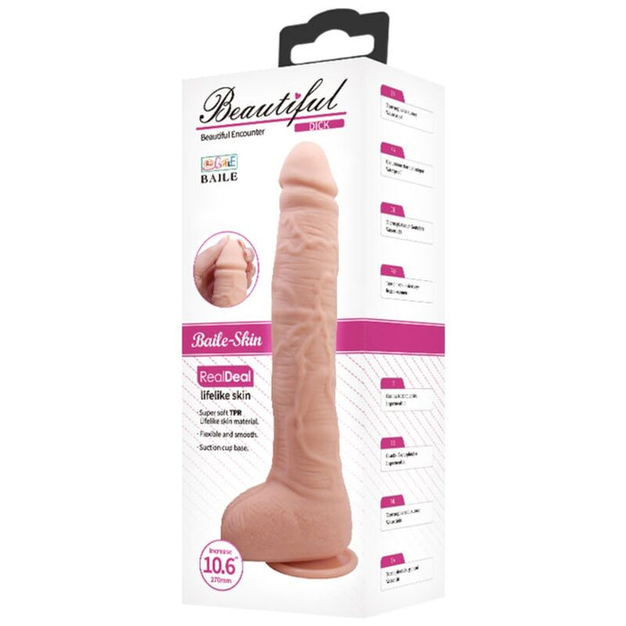 Baile Beautiful Encounter Consolador Realistico Flexible 28 Cm