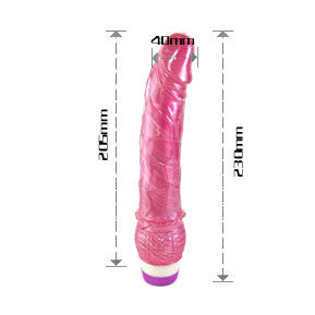 Baile Linex Vibrador Rojo 23 Cm