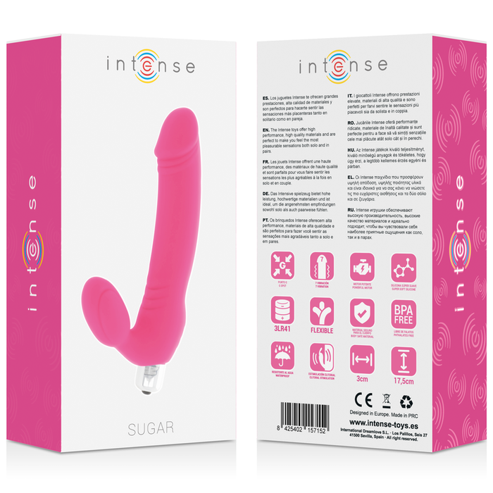 Intense High Tech Sugar Vibrador 7 Modos Fucsia
