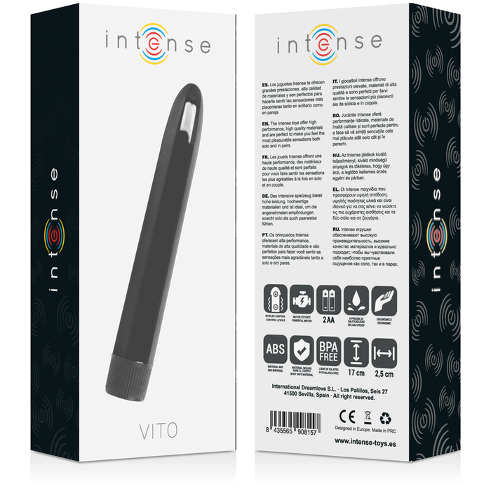 Intense Vito Black Vibrator
