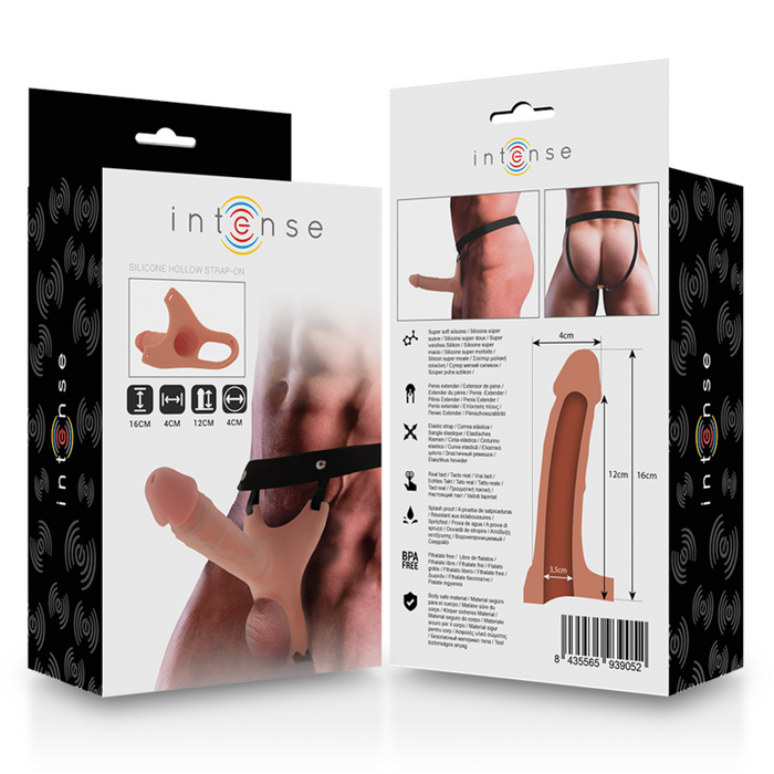 Intense Hollow Harness With Silicone Dildo 16 X 3.5 Cm