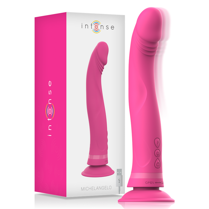 Intense Michelangelo Dildo Vibrador De Silicona Rosa