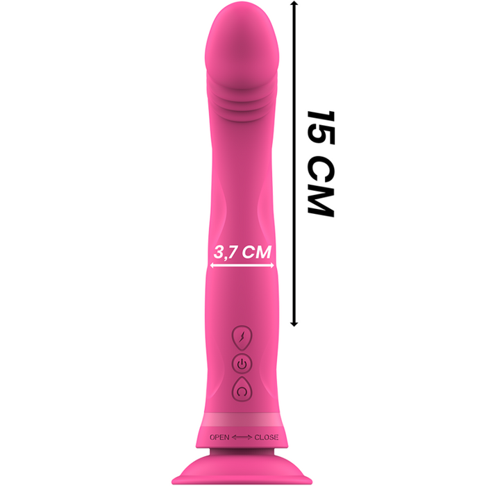 Intense Michelangelo Dildo Vibrador De Silicona Rosa