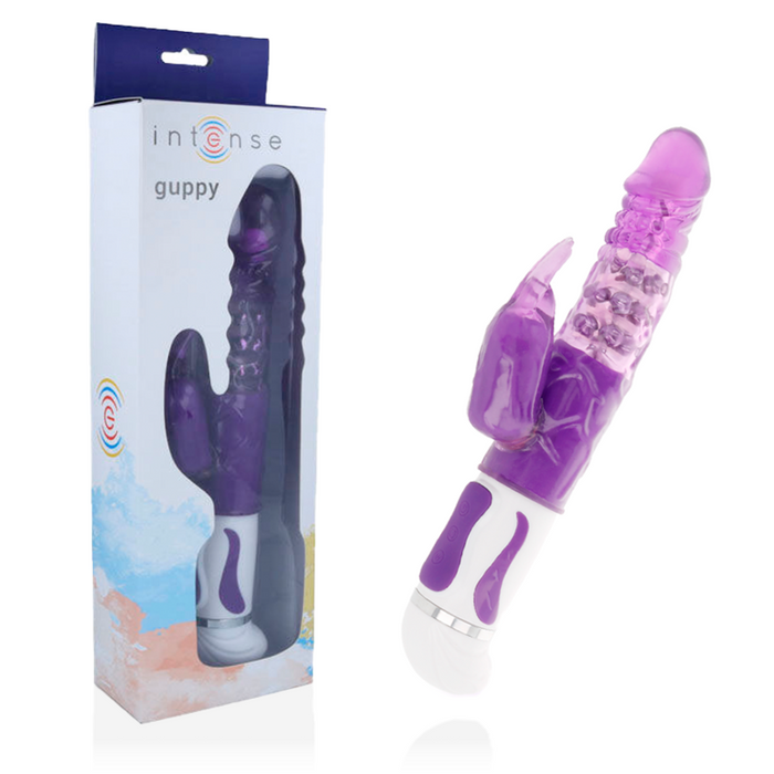 Intense High Tech Guppy Vibrador Rotatorio Lila