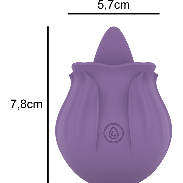Intense Violet Cl Toris Stimulator 10 Vibrations Lilac