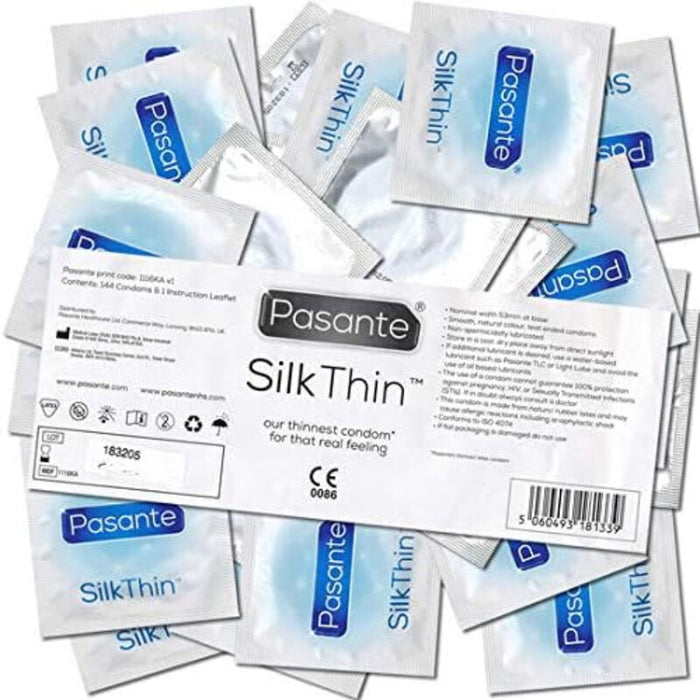 Pasante Preservativo Silk Thin 144 Unidades