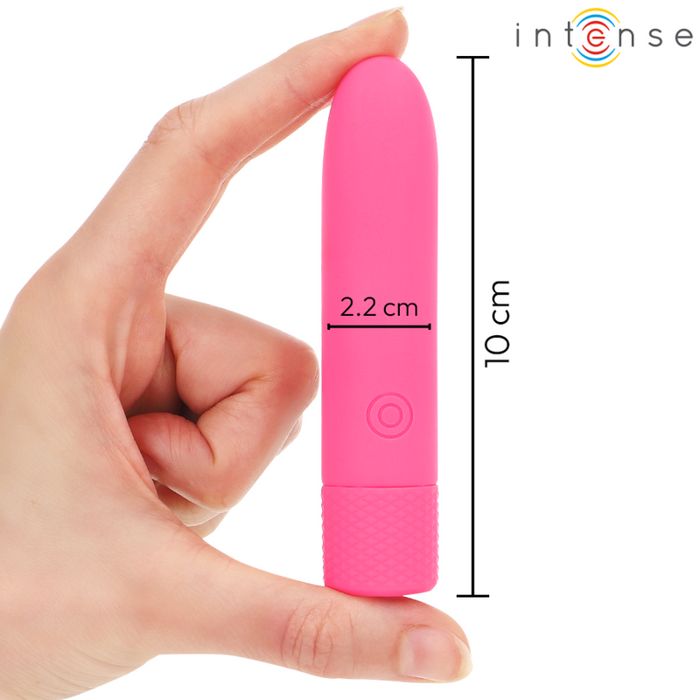 Intense Symone Usb Rechargeable Vibrating Bullet 8 Vibrations Pink 10 X 2.2 Cm
