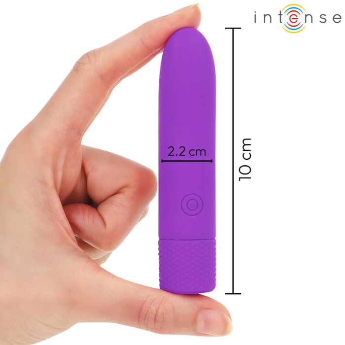 Intense Symone Usb Rechargeable Vibrating Bullet 8 Vibrations Purple 10 X 2.2 Cm