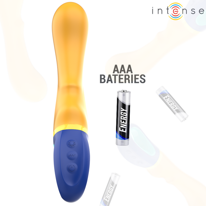 Intense High Tech Shaggy Vibrador Punto G Amarillo