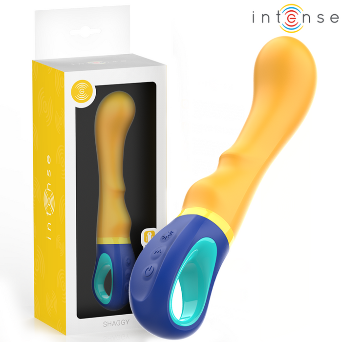 Intense High Tech Shaggy Vibrador Punto G Amarillo
