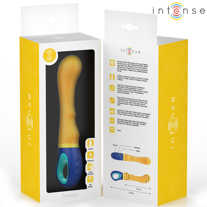 Intense High Tech Shaggy Vibrador Punto G Amarillo