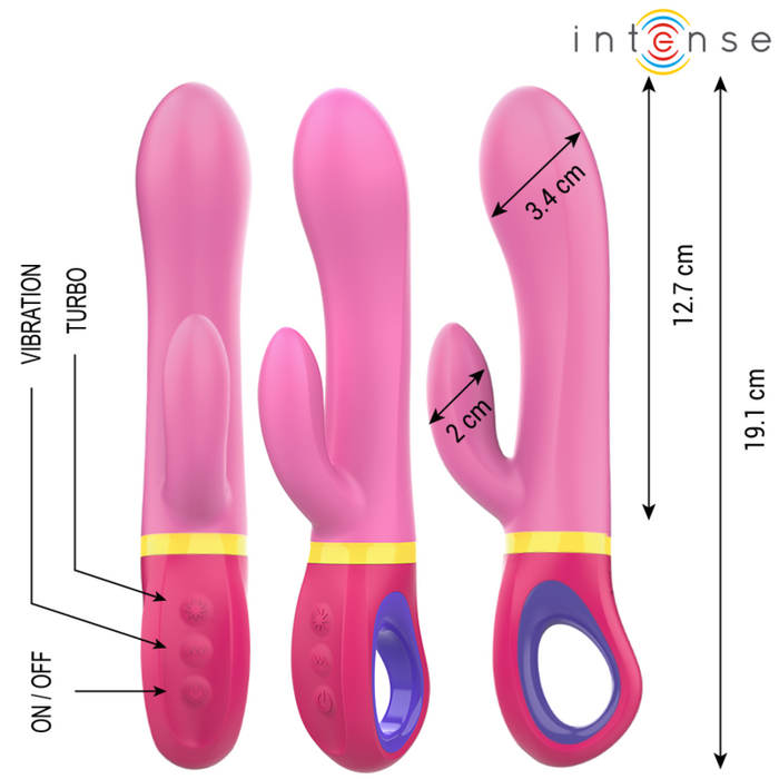 Intense High Tech Daphne Vibrador Rabbit Rosa