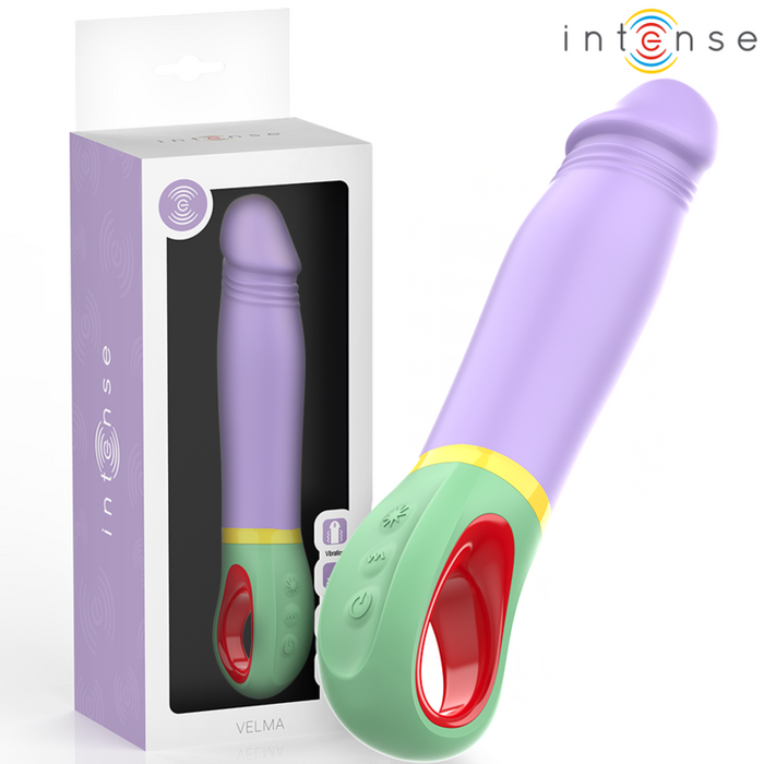 Intense High Tech Velma Vibrador Clásico Morado