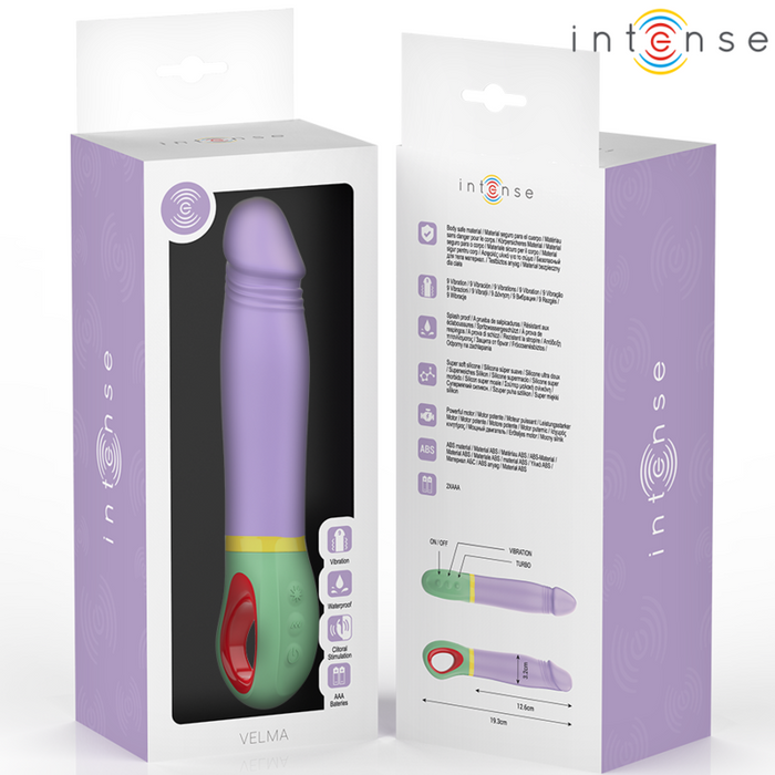 Intense High Tech Velma Vibrador Clásico Morado