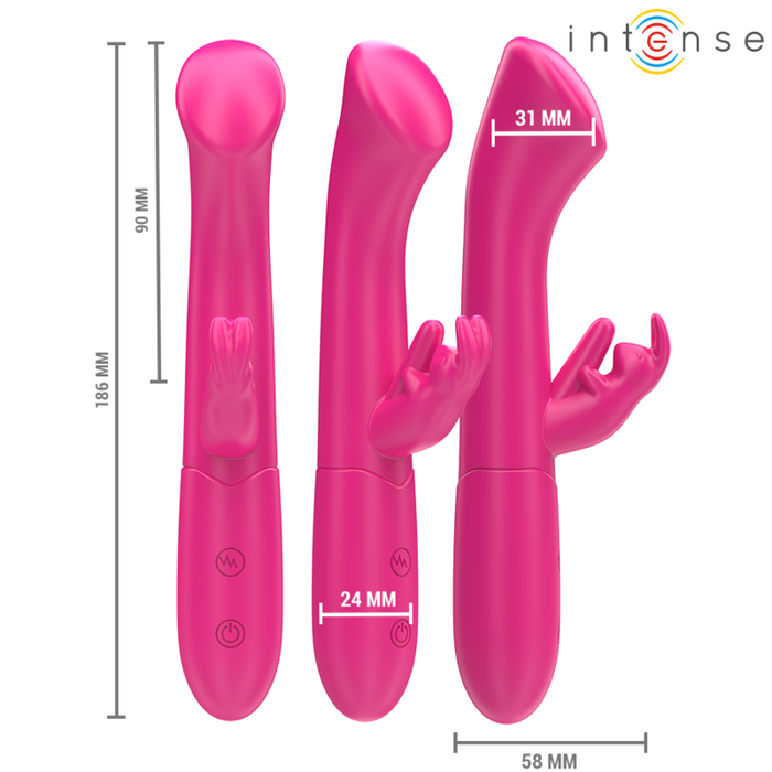Intense Julieta Vibrador Conejo 18,6 cm Con 10 Vibraciones