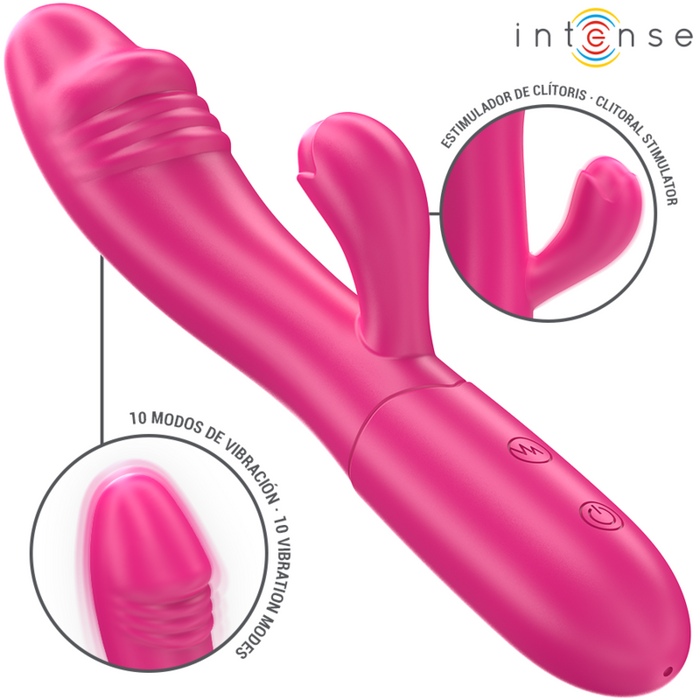 Intense Ivy Vibrador Flexible Con Lengua Estimuladora