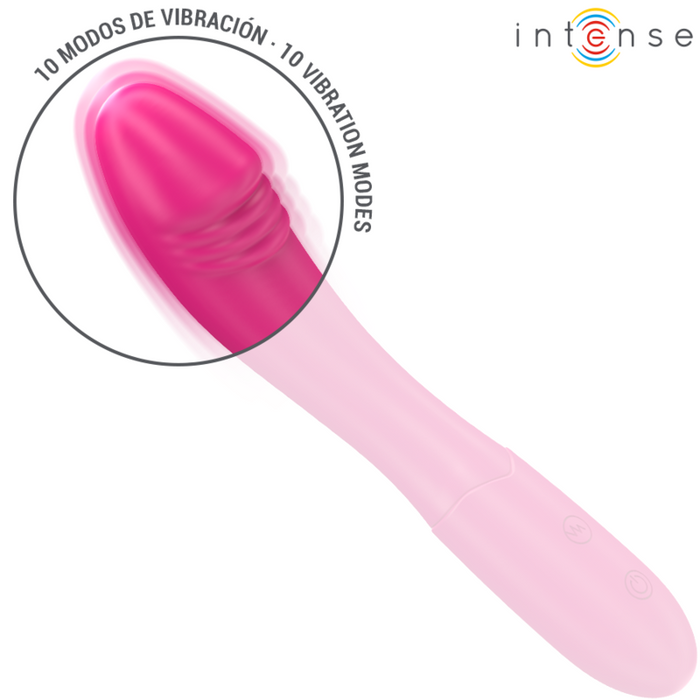 Intense Belinda Vibrador Flexible Rosa 19 cm