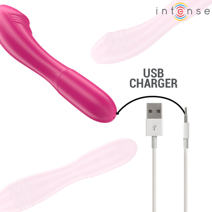 Intense Belinda Vibrador Flexible Rosa 19 cm