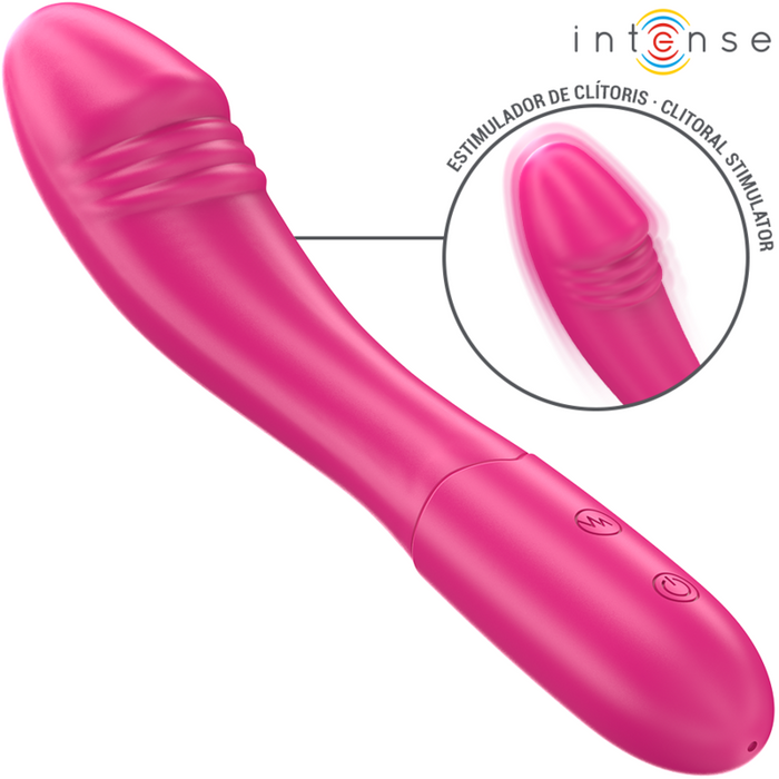 Intense Belinda Vibrador Flexible Rosa 19 cm