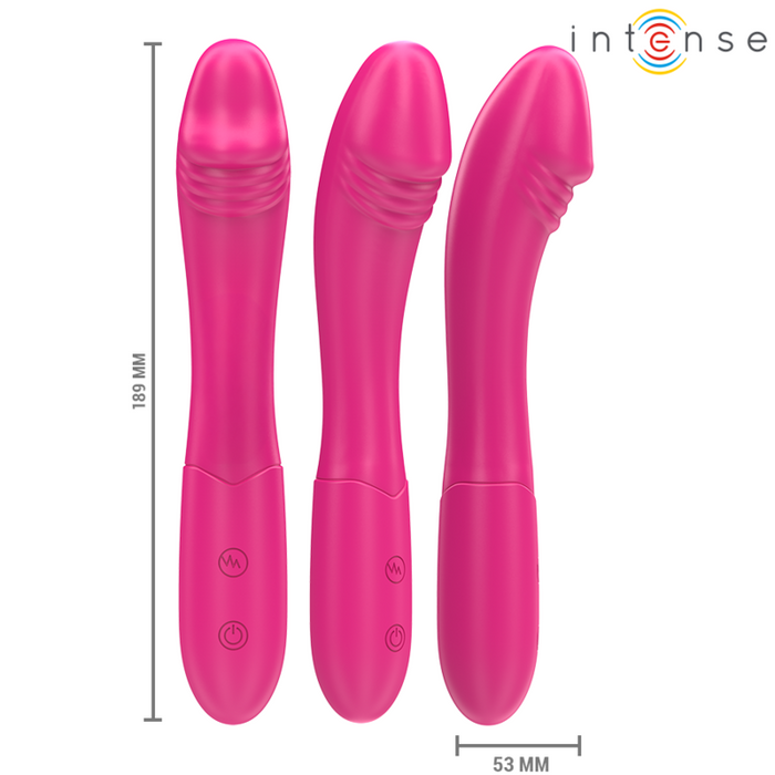Intense Belinda Vibrador Flexible Rosa 19 cm