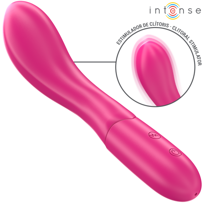 Intense Lisette Vibrador Flexible 19 cm Con 10 Vibraciones