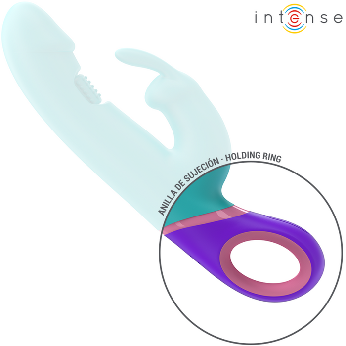 Intense Monica Vibrador Rabbit Con Rotación Punto G Azul