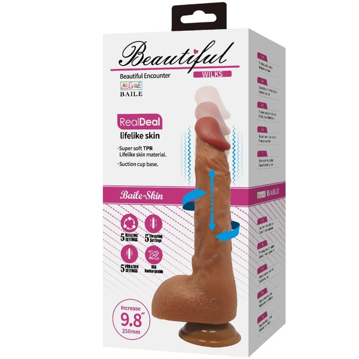 Baile Beautiful Wilks Vibrador 25 Cm
