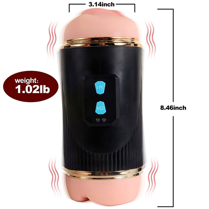 Shequ Kay Masturbador Doble Con Vibracion