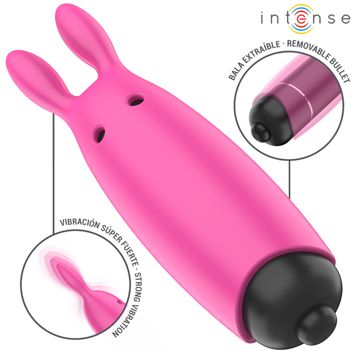 Intense Hopper Pink Vibrating Bullet 8.3 X 2.4 Cm