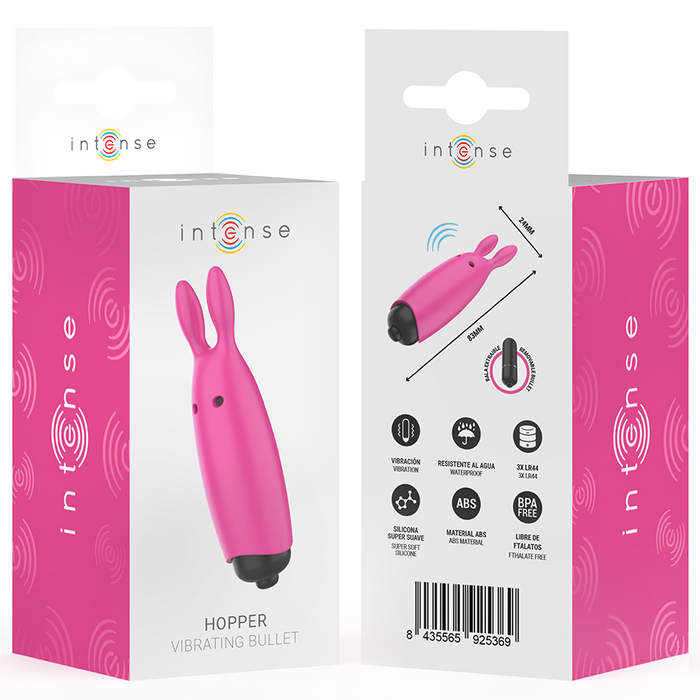 Intense Hopper Pink Vibrating Bullet 8.3 X 2.4 Cm