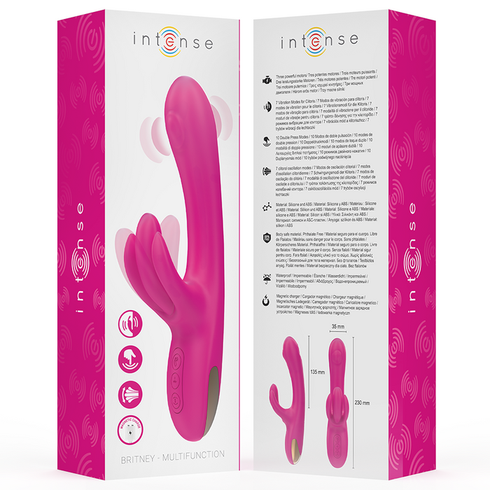 Intense Britney Vibrador Conejito Multifun­ción 23 cm