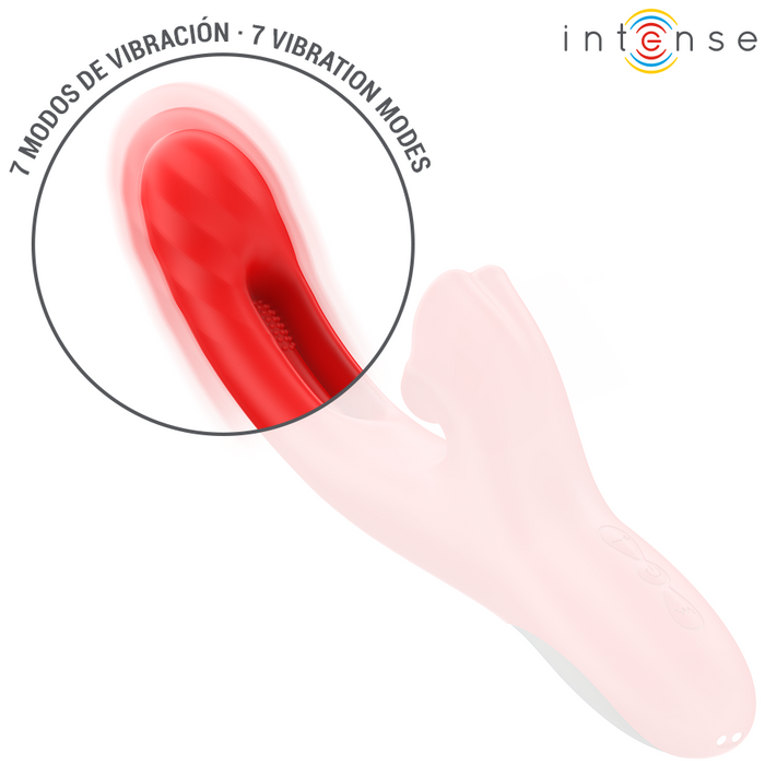 Intense Jessica Vibrador Multifunción Con Estimulación Clitoriana 24,8 cm