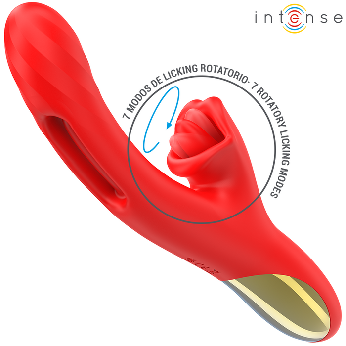 Intense Jessica Vibrador Multifunción Con Estimulación Clitoriana 24,8 cm