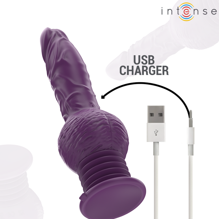 Intense Tatum Vibrador Conejito Con Movimiento Ascendente Y Descendente 24 cm