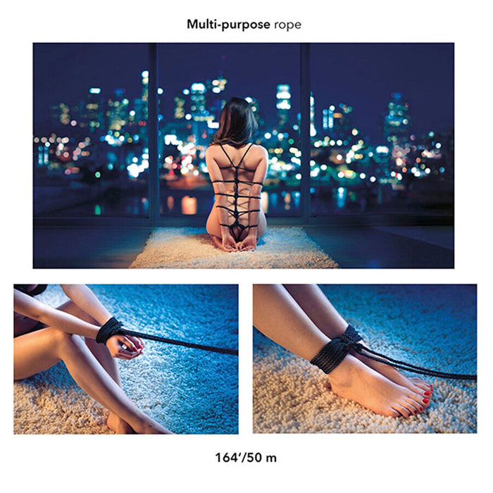 Calexotics Scandal Cuerda Bdsm Negra 50 M