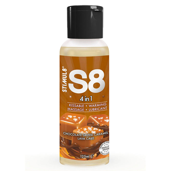 Stimul8 S8 4 En 1 Lubricante Postre Chocolate Y Caramelo Salado 125 Ml