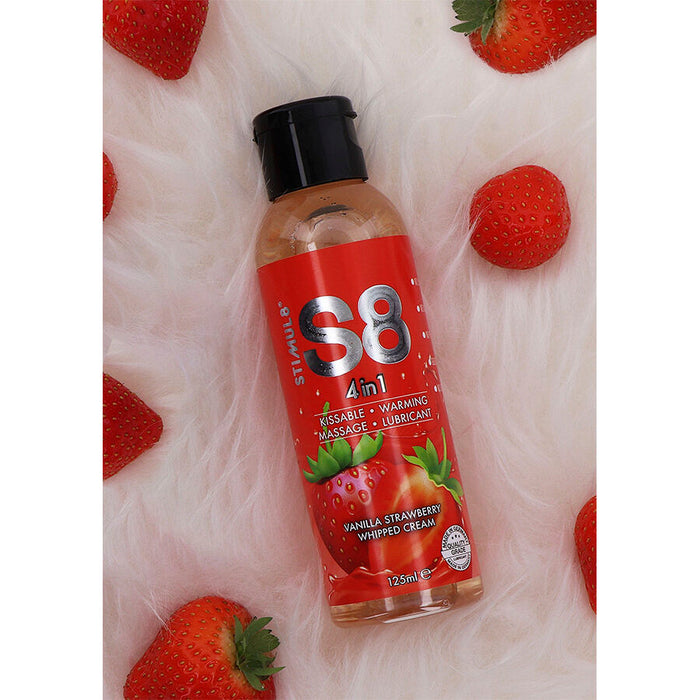 Stimul8 S8 4 En 1 Lubricante Postre Fresa 125 Ml