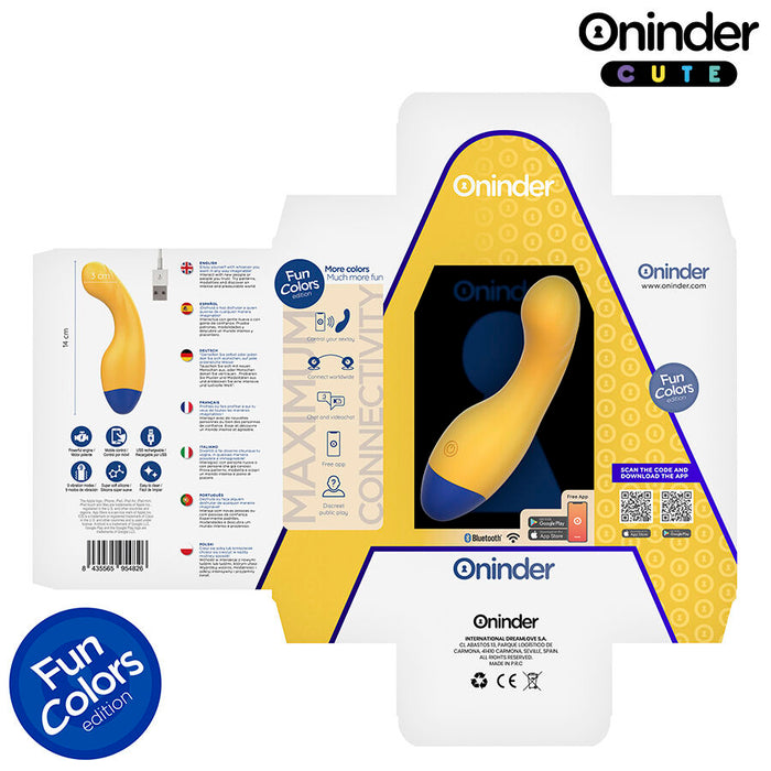Oninder Cute Love Buddy Master Vibrador Punto G Con App 14 Cm