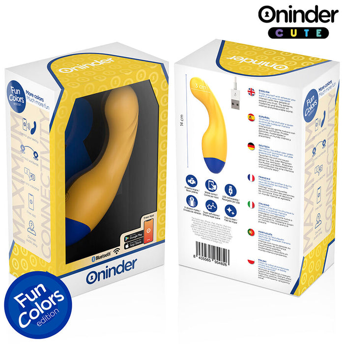 Oninder Cute Love Buddy Master Vibrador Punto G Con App 14 Cm