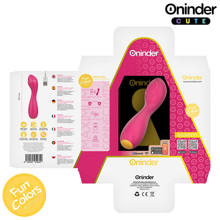 Oninder Cute Love Buddy Master Vibrador Punto G Con App 12 Cm