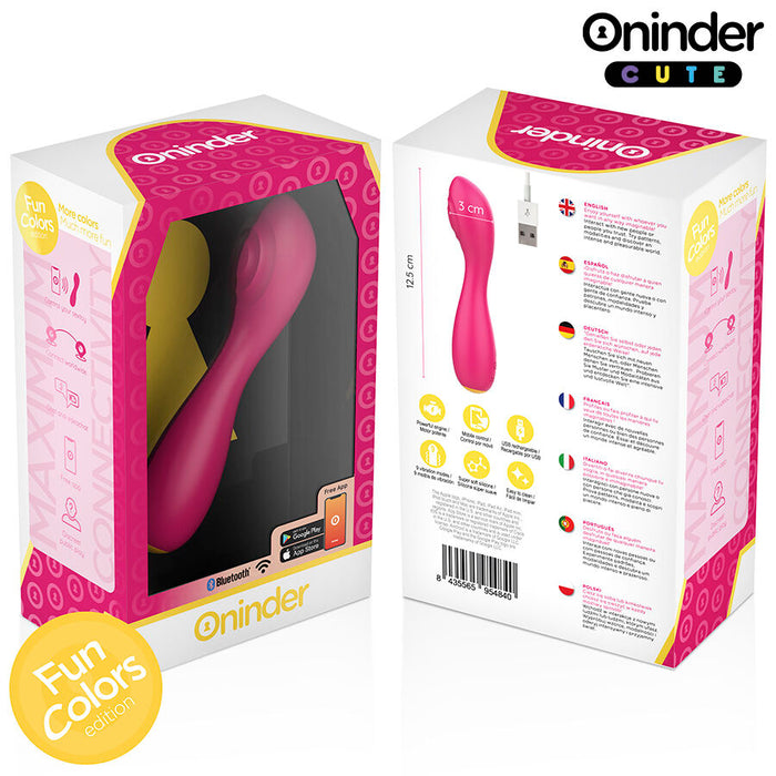 Oninder Cute Love Buddy Master Vibrador Punto G Con App 12 Cm