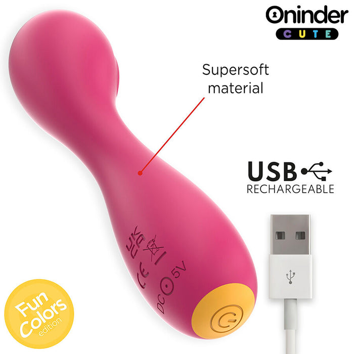 Oninder Cute Love Buddy Master Vibrador Punto G Con App 12 Cm