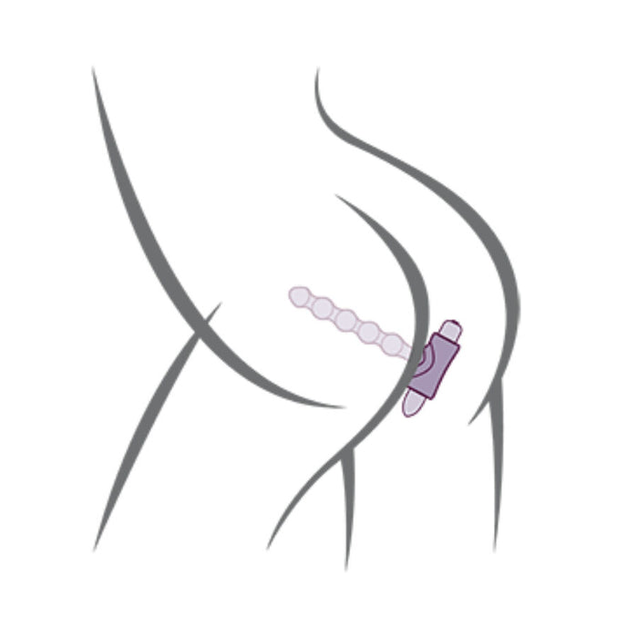 Rocks Off Pearls Plug Anal Vibrador 17 Cm