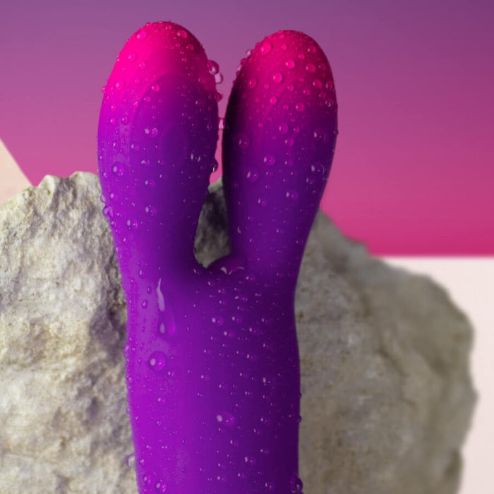 Rocks Off Glo Girl Bunny Vibrador Flexible 13 Cm