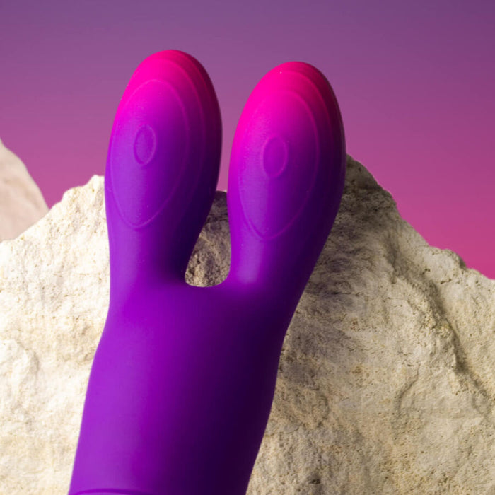 Rocks Off Glo Girl Bunny Vibrador Flexible 13 Cm