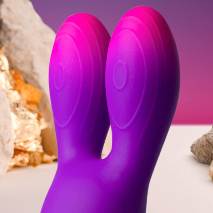 Rocks Off Glo Girl Bunny Vibrador Flexible 13 Cm