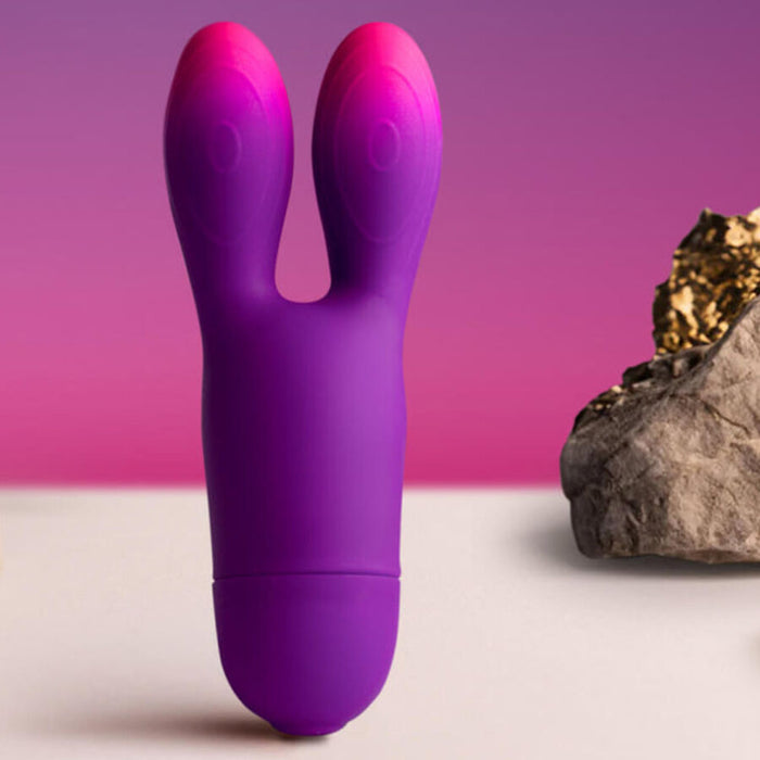 Rocks Off Glo Girl Bunny Vibrador Flexible 13 Cm