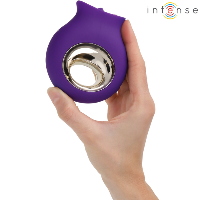 Intense Tuli Clitoris Stimulator 9 Vibrations & 9 Oscillations Purple