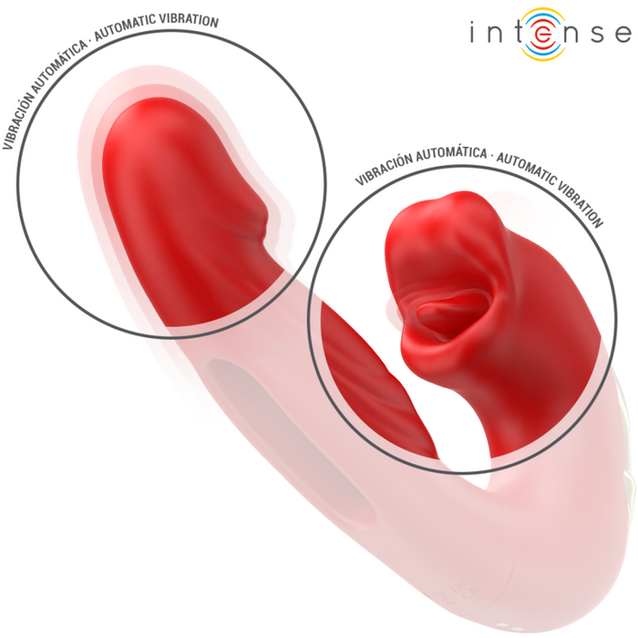 Intense Nathy Vibrador Doble Con Boca Estimuladora